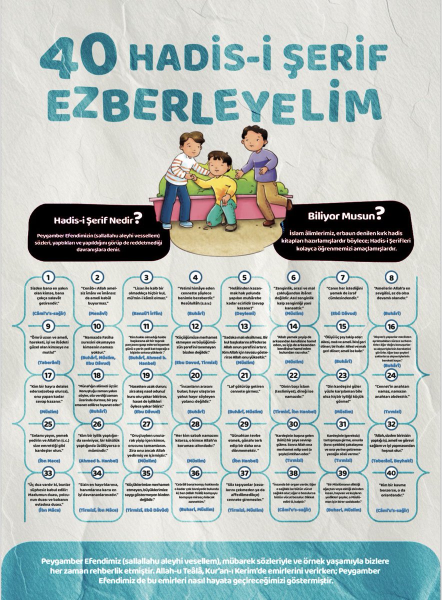 🎉Ortaokullu gençlerimiz hazırsa müjdeyi veriyoruz🤩

Heyecanla beklenen #Çizimlerle40Hadis projemiz başlıyor🥳

“Hadisleri en güzel ben resmederim diyorsanız Çizimlerle Kırk Hadis yarışmamızı kaçırmayın🎨🖼️

Başvurularımız başladı ⤵️

tugva.org/cizimlerle-40-…