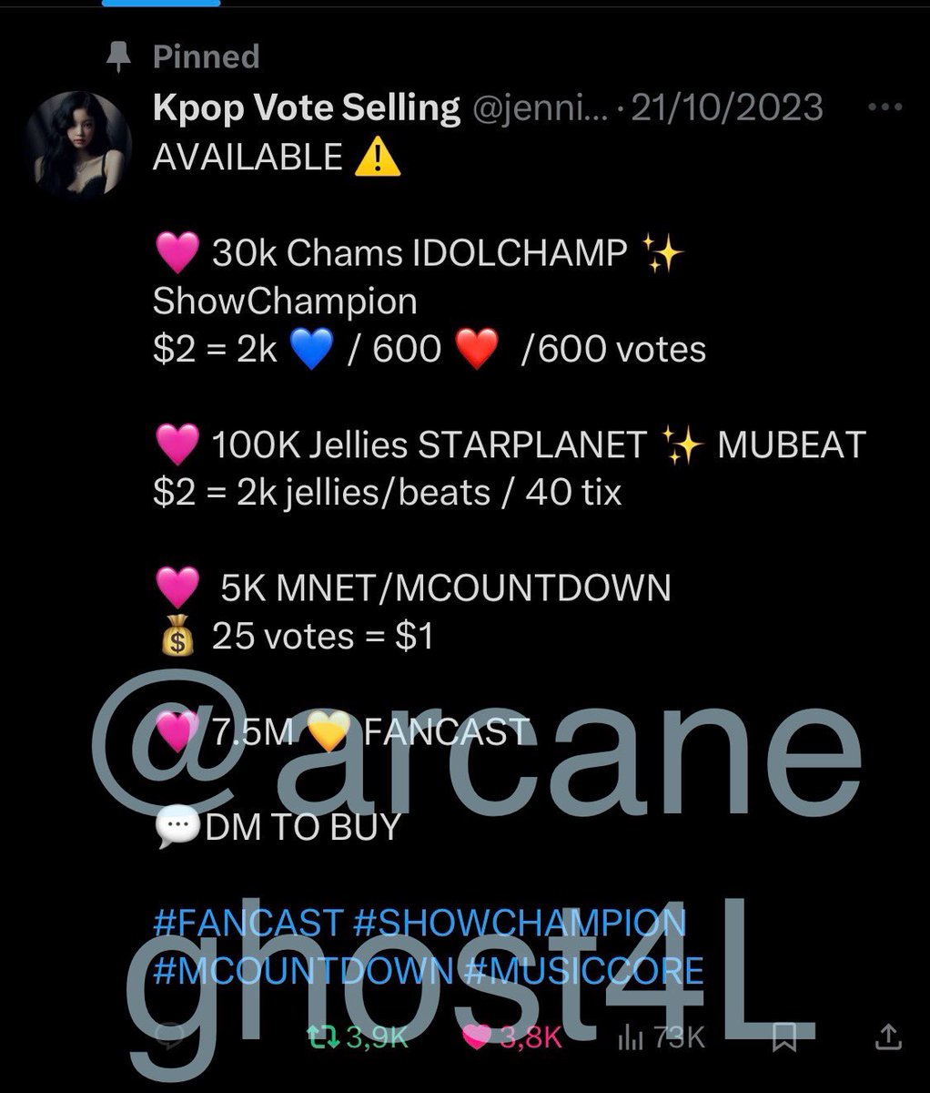 arcaneghost4L's tweet photo. @deukae2004 @macaronji_ @jennievote_shop https://t.co/AAgIH2eGr8