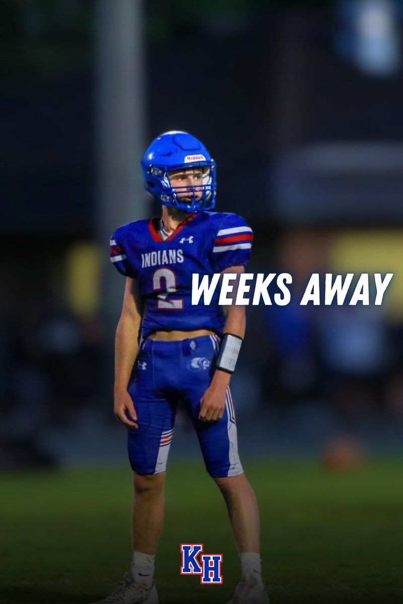 KHHSFB's tweet photo. 2 Weeks Away Till Fall Camp 👀 

#OneTribe https://t.co/fWgRjQA88m