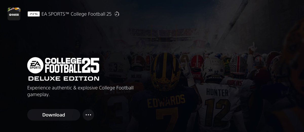 Is EA Sports College Football 26 Out tweet media