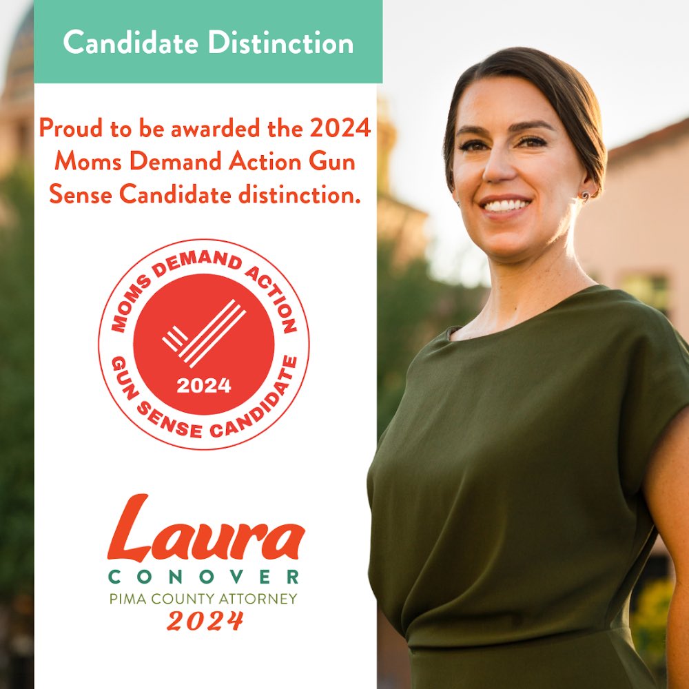 Proud to have received this distinction from <a href="/MomsDemand/">Moms Demand Action</a> !