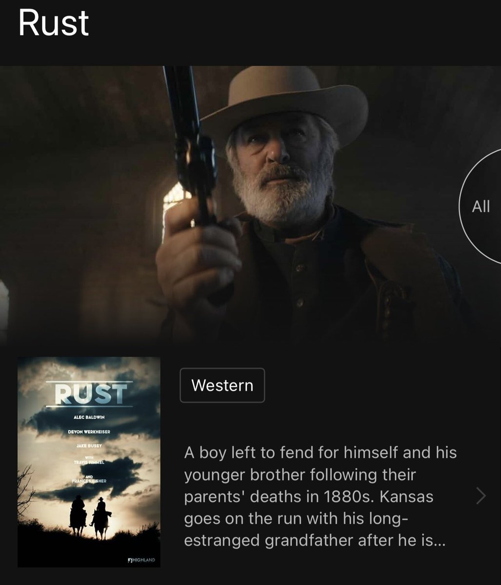 duedilijizz's tweet photo. Rust Production: 
“I know we had to stop production because Alec Baldwin shot someone on set, but we still need a picture for the IMDB page to promote the movie.”

Rust Marketing Team: https://t.co/cAtUk58lhr