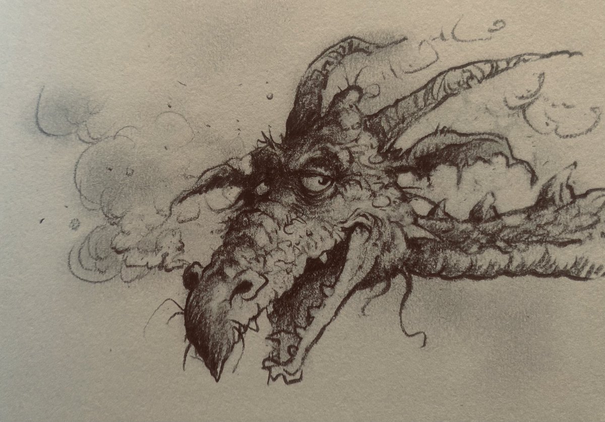 SteveRT1's tweet photo. First doodle in my New sketchbook ! https://t.co/dMu752JfCz