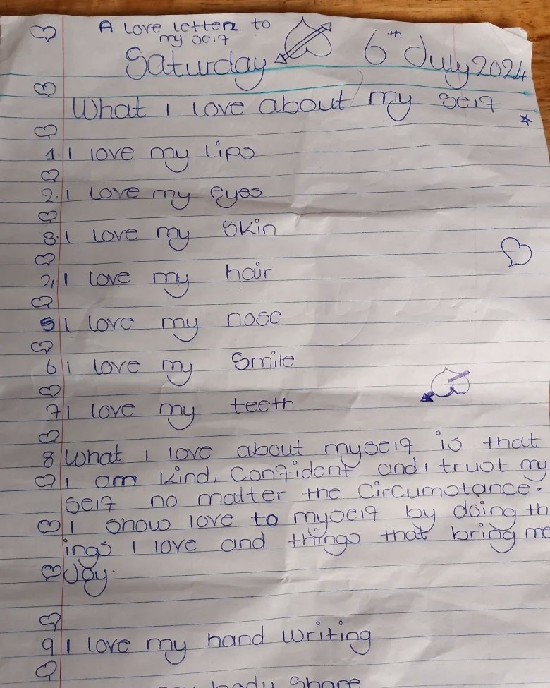 GirlsPrideZM's tweet photo. It's the little reminders that matter...🥺🥳we are so proud of our beautiful girls that have decided to start speaking good about themselves after so much critic from friends and family. Our small discussion about self awareness is doing magic💃. https://t.co/3rI6FVC1dT