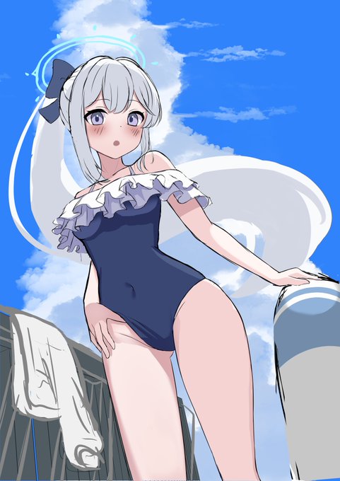 水着ミヤコwip
#ブルアカ 