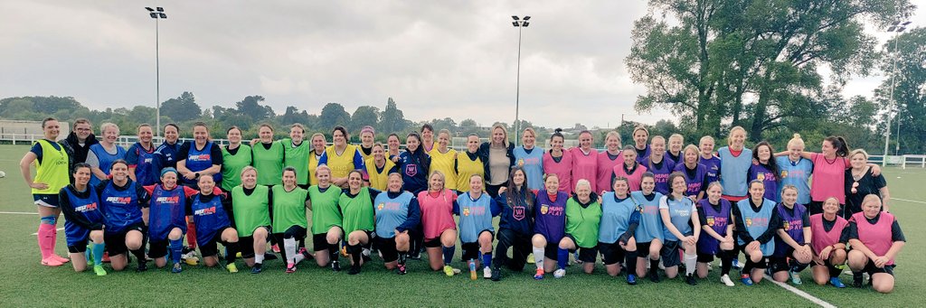 Staffsoccermums's tweet photo. Amazing day. A privilege to have @Lionesses &amp; @ArsenalWFC legend @faye_white join us for our end of season tournament &amp; presentation.
She watched all the games &amp; chose her players of the tournament from the incredible 55 women taking part. 
Thanks Faye
@StaffordshireFA @England https://t.co/0PXGWEIuLt