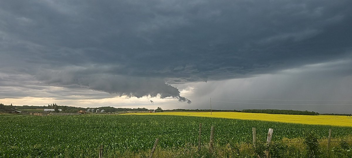 North of tofeild on hiway 834 facing west 2:15pm #abstorm