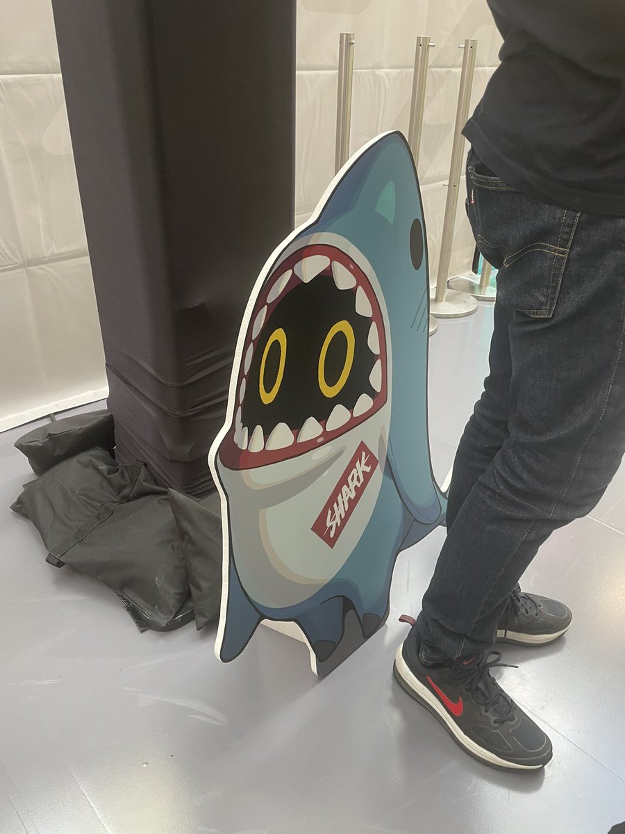 CrispyShark773's tweet photo. @ZZZ_EN 
 
Bangboo Shark! #ZZZinNYC https://t.co/YbHxMQ1VrC
