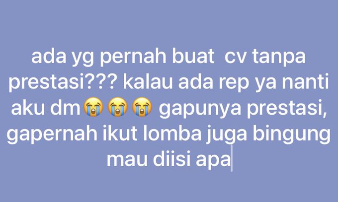 💚 kalau pernag bikin cv kaya gini rep ya