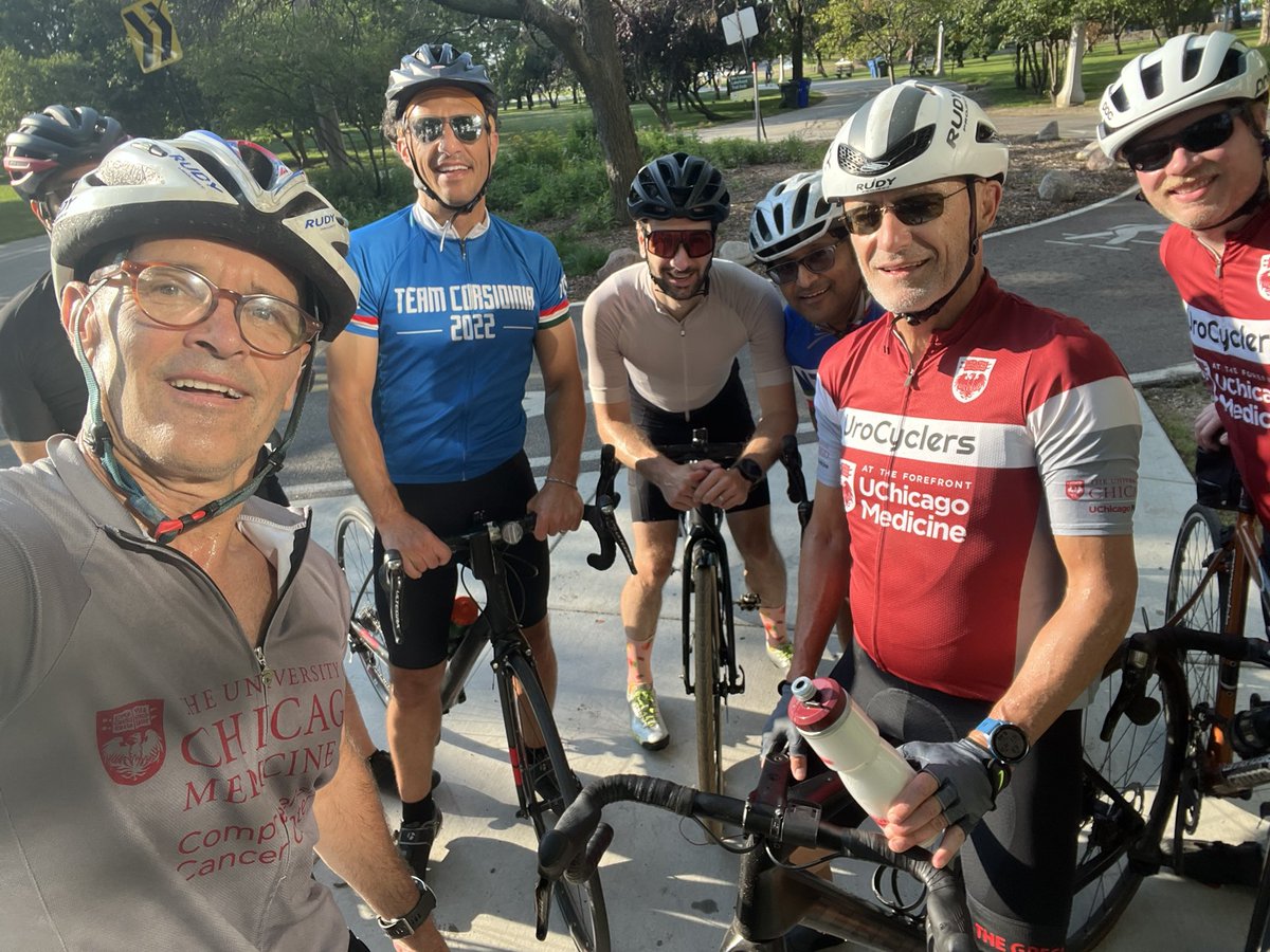 Thank you to the University of Chicago Urology team for graciously allowing me to crash their Saturday morning ride