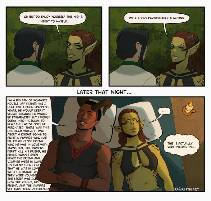 [bg3] info dumping during the one night stand 