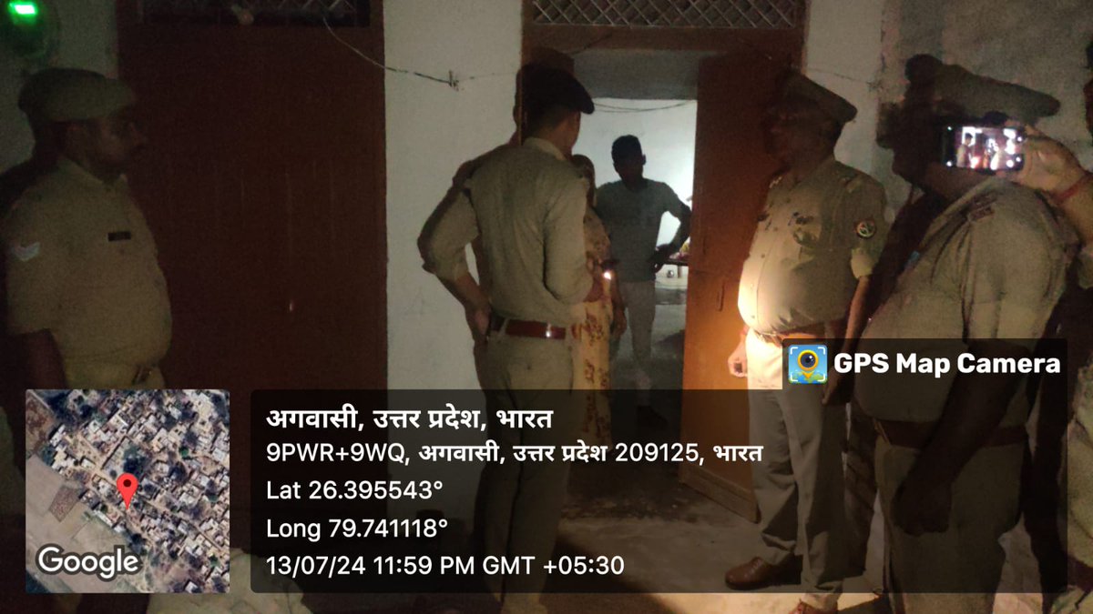 kanpurdehatpol's tweet photo. @adgzonekanpur व @igrangekanpur के निर्देशन मे पुलिस अधीक्षक @bbgtsmurthyips के मार्गदर्शन में अपराध नियन्त्रण की दिशा में वांछित/वारंटी अभियुक्तगण की गिरफ्तारी हेतु सर्किल डेरापुर के समस्त थाना पुलिस द्वारा अपने क्षेत्र में वांछित/वारंटी अभियुक्तगण की गिरफ्तारी हेतु दबिश दी गयी https://t.co/eXu1oSfB1U