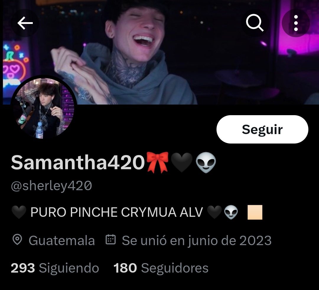 yamthcyd's tweet photo. @sherley420 @yerimua @alanafloresf Ya pero tu descripción 😹 https://t.co/ejDJBzeBFL