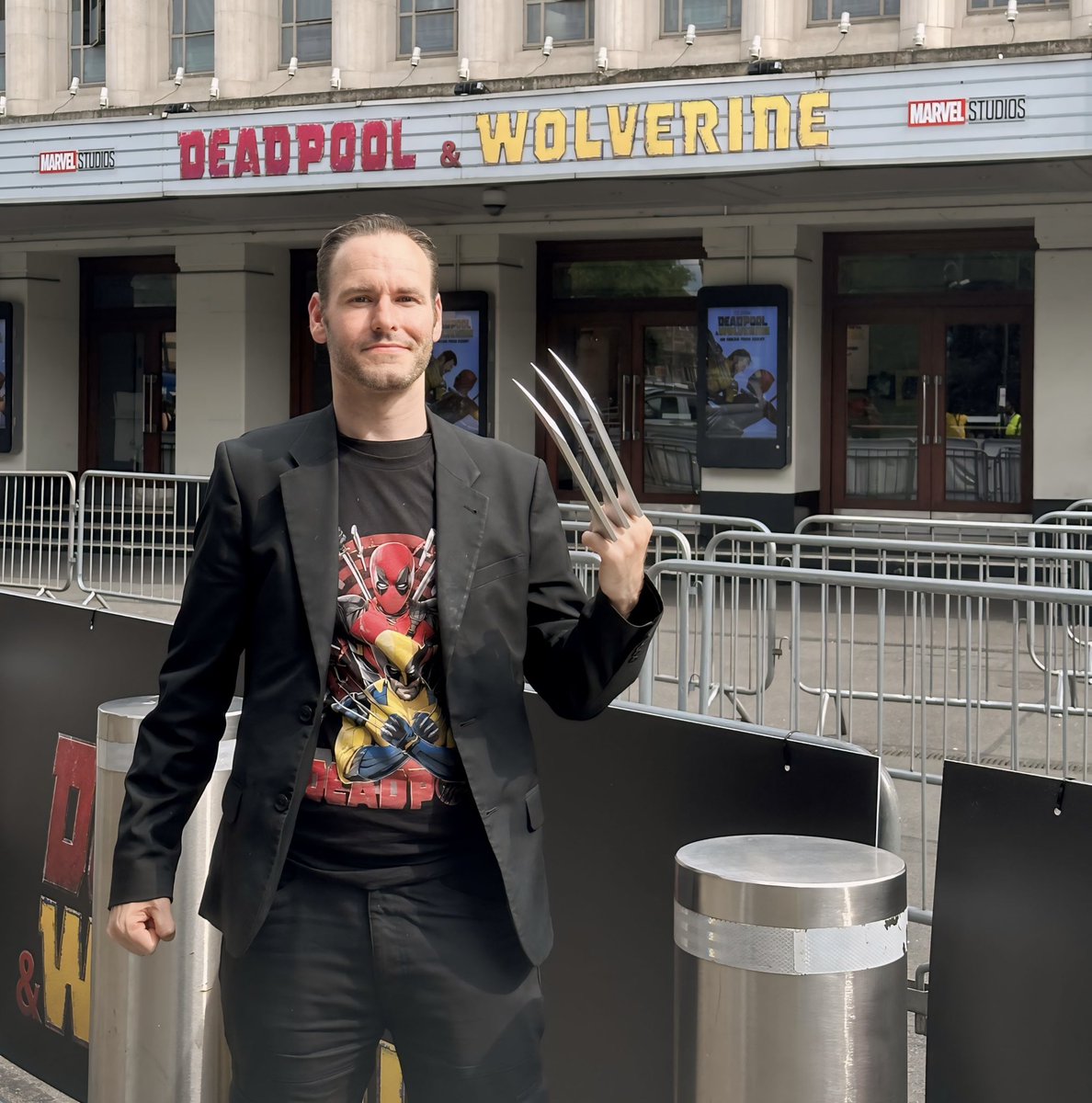 If you’d have told me 5-10 years ago that I would one day be attending an exclusive preview of my Marvel favourites teaming up in the MCU, introduced by the actors themselves I would of said it would be a dream come true… ❤️💛 #DeadpoolAndWolverine #Deadpool #Logan #Marvel #MCU