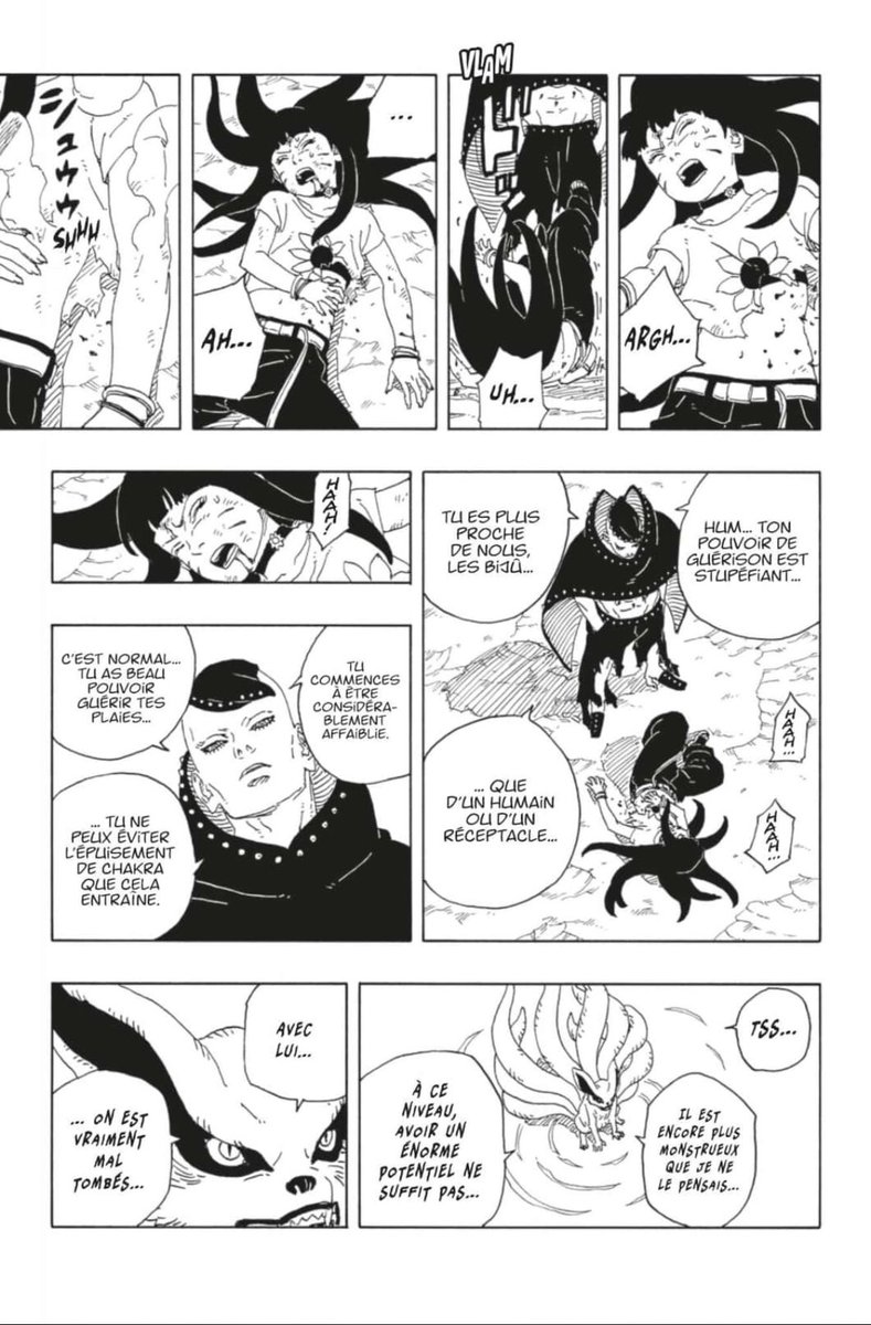 YamiGOAT15's tweet photo. GG Himawari. Sa défaite est dû à son inexpérience et aux trop fortes émotions qu’elle a mise pendant le combat. Mais pour un premier combat c’est énorme. 👏🏻
Par contre suite à ça, elle s’est évanouie…. #BorutoTwoBlueVortex11 #Boruto91 https://t.co/vOr0xAI8bg