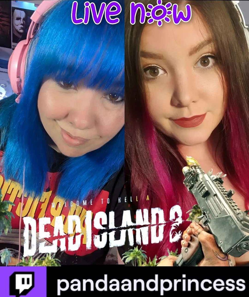 It's Zombie Smooshing Time... 

Two Girls and a whole lot of undead 🧟‍♀️🧟‍♀️

💜 LIVE NOW 💜

twitch.tv/PandaAndPrince…

<a href="/deadislandgame/">Dead Island</a> <a href="/twitch/">Twitch</a>
#Twitch #DeadIsland2