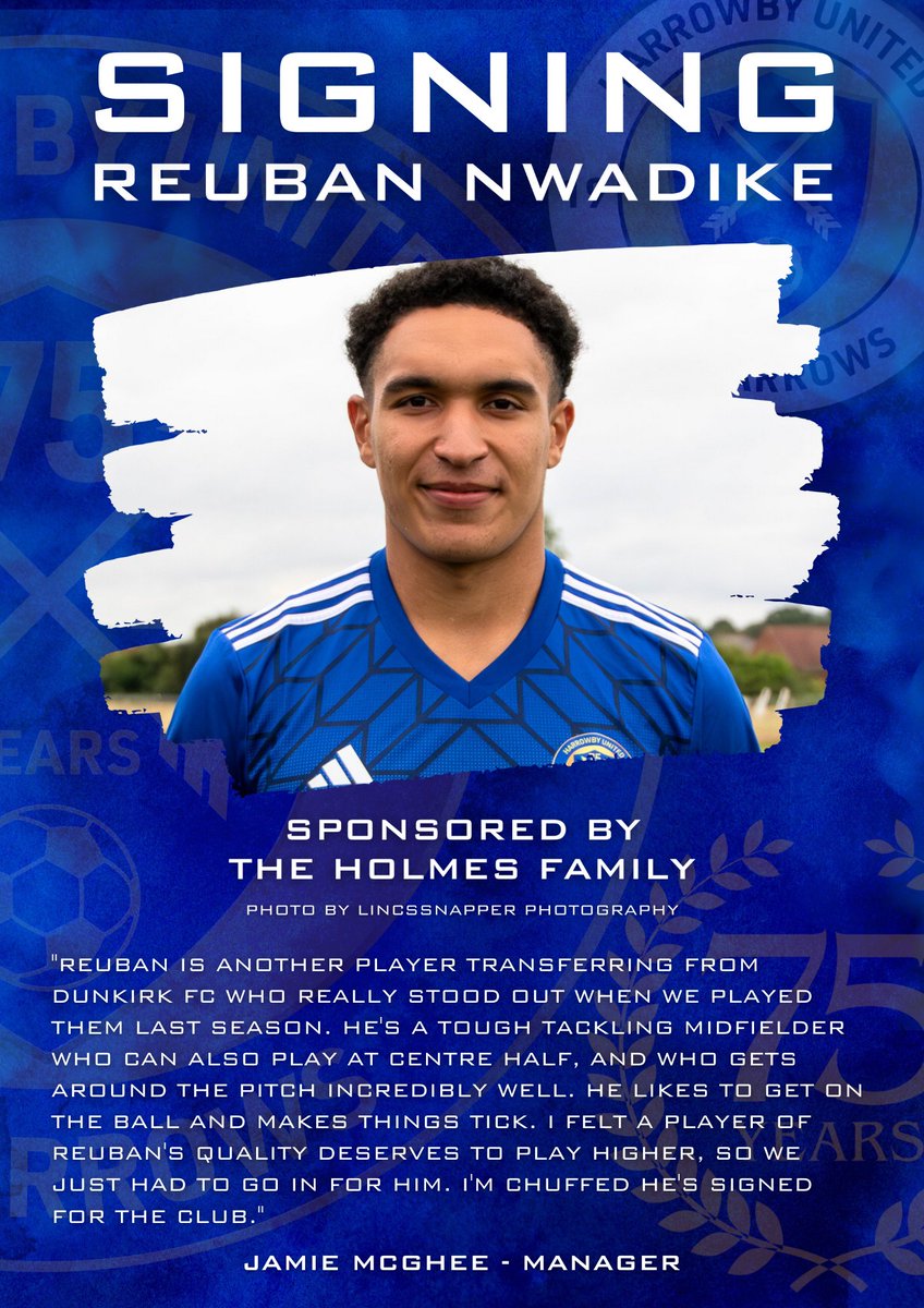 🏹NEW SIGNING!🏹 Welcome to Harrowby, Reuban Nwadike.🏹⚽️👍