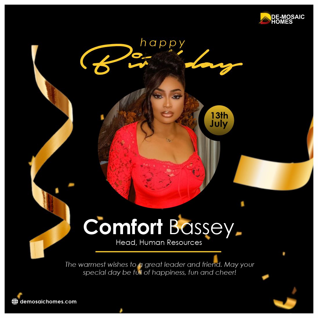de_mosaic's tweet photo. Your leadership is admirable, we love and appreciate all you do ma'am.

We wish you a blissful birthday celebration

Happy Birthday to our delectable HR🥳🥳 https://t.co/JSB0hXiMwr