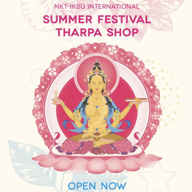 TharpaUK's tweet photo. 🩷 Summer Festival Tharpa Shop is open! 🩷

🌺 You'll find a wide range of books, sadhanas, audio materials and artwork to support your Festival experience. 

💎 Online shop: 
https://t.co/OlhIx5bLCu

🧘‍♂️ Book for the Festival: 
https://t.co/I5SzUG6nbL https://t.co/cpNFqdNFcQ