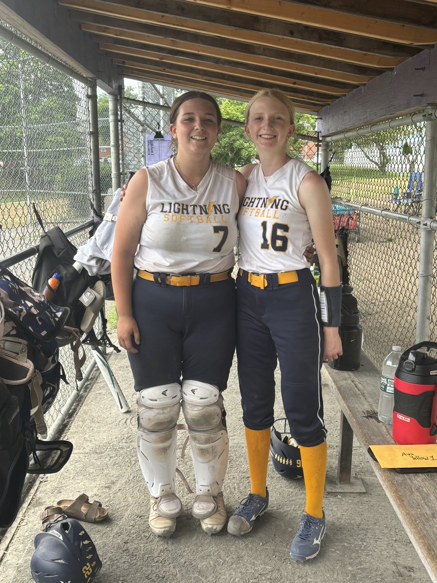 nhlightning's tweet photo. Our 16 U Pelletier and 18 + Lemay teams finish pool play undefeated-pitching rules the day. For 16 U, @AvaKaercher2026 throws 1 ER and 23 k in 13 IP, @SadieLydick 7IP,0ER, 8 k &amp; 18plus’s @katievlacich 11 IP 0ER, 20 K and Alexis Michon 6 IP, 6IP, 0ER. Good luck tomorrow! https://t.co/ubOPrtctAA