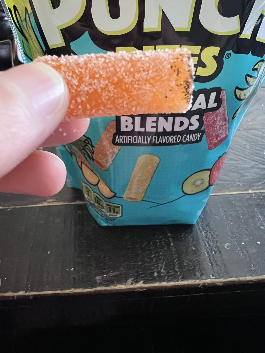 BrandiSwingle's tweet photo. @SourPatchKids why is there black sh!t on my bites? Mold?? https://t.co/cEJ2fGPJuR