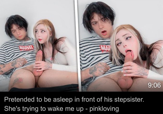 There is a new video on our channel: Pretended to be Asleep in Front of his Stepsister. she's trying