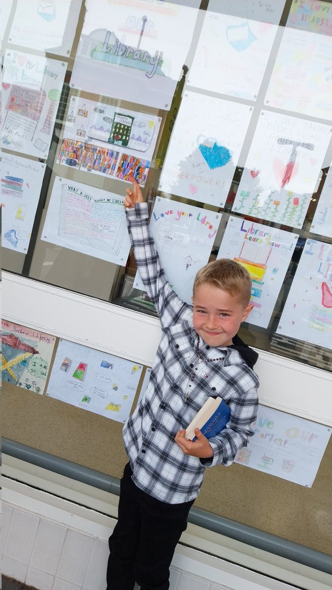 JFCleanUp's tweet photo. He only went and won @StMaryB17 Harborne Library #SaveOurLibrary #poster #competition #StMarysLovesToRead #reading #LoveToDraw https://t.co/QagWL3XBa1