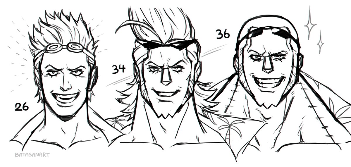 Franky's facial study before bed
#OnePiece #Franky #FrankyOP