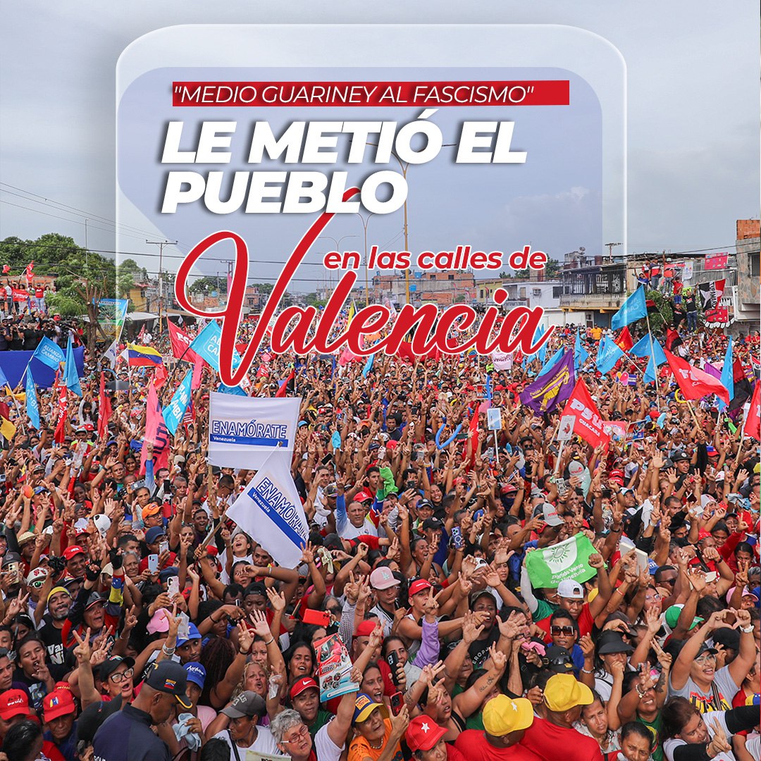 #AsiLoDijo Nuestro Presidente <a href="/NicolasMaduro/">Nicolás Maduro</a>: "Qué impresionante fue ver a mi gente de #Valencia y #LaVictoria en la calles, donde cantamos, bailamos y entregamos obras para el Pueblo. El #28Jul vamos a triunfar y colocaremos la canción: ¡Viva #Venezuela, mi Patria Querida!"