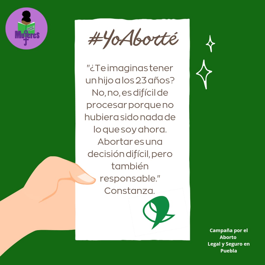 AbortoLegalPue's tweet photo. 💚 Está bien si eliges continuar con tu embarazo, pero también, esta bien si no. 
Por si quedaban dudas: en Puebla las mujeres y personas con capacidad de gestar abortan.

#DespenalicemosElAbortoPuebla 💚🏳️‍⚧️ https://t.co/hoek9SgSB3
