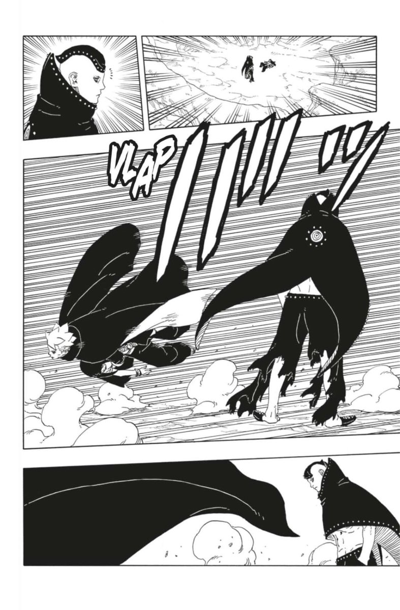YamiGOAT15's tweet photo. En vrai je suis à la fois content et à la fois dégoûté devant cette scène. Je suis content que ça soit Boruto, le grand frère qui sauve Himawari de Jura. Je suis par contre dégoûté que Himawari semble être dans les vapes 😭 #BorutoTwoBlueVortex11 #Boruto91 https://t.co/ntk2H3ZLpX