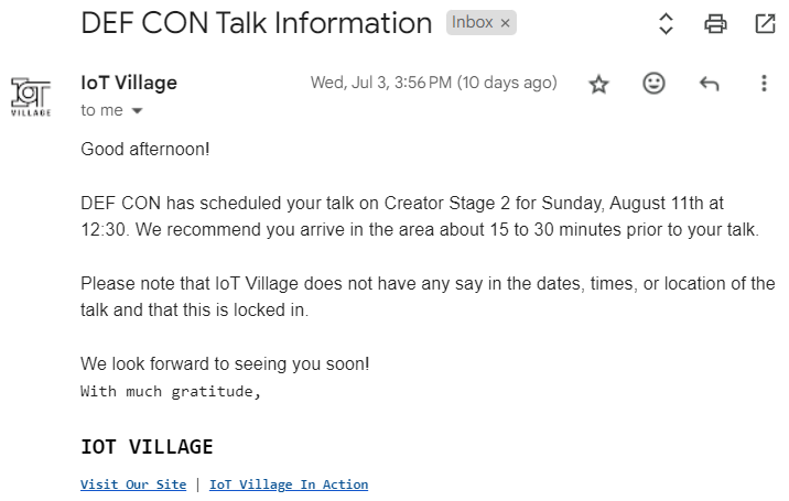 legoclones's tweet image. If you're going to be at DEFCON this year, come to Creator Stage 2 on Sunday at 12:30 for our talk on how we discovered 9x 0days in Vilo Home Routers!
