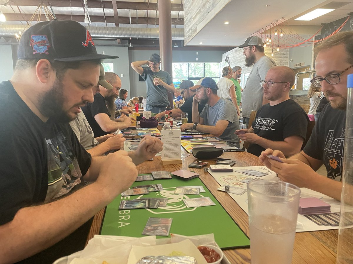 Brewery fun here with <a href="/UberCubeMTGPod/">UberCube</a> - Saturday cube and drinks.