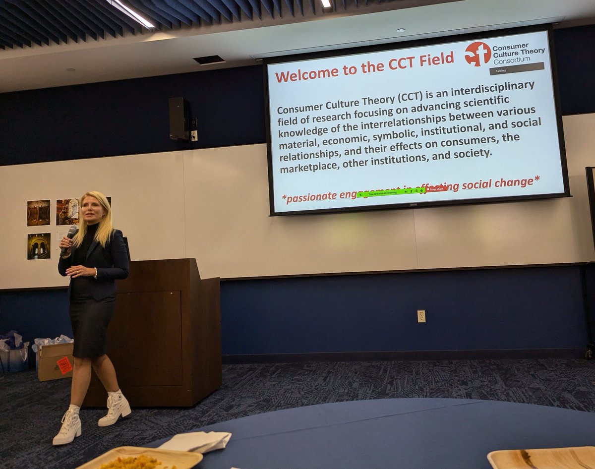 CCTC President Hope Schau describes the Consumer Culture Theory Consortium field, community, and its promise.