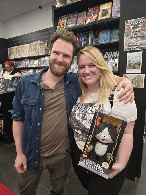 Glasgow, you've been amazing! Irn bru and met Paul Tinto, voice of Cait Sith from FF7 Rebirth 🏴󠁧󠁢󠁳󠁣󠁴󠁿❤️<a href="/tag/mvsales"class="tags"><span>#mvsales</span></a>