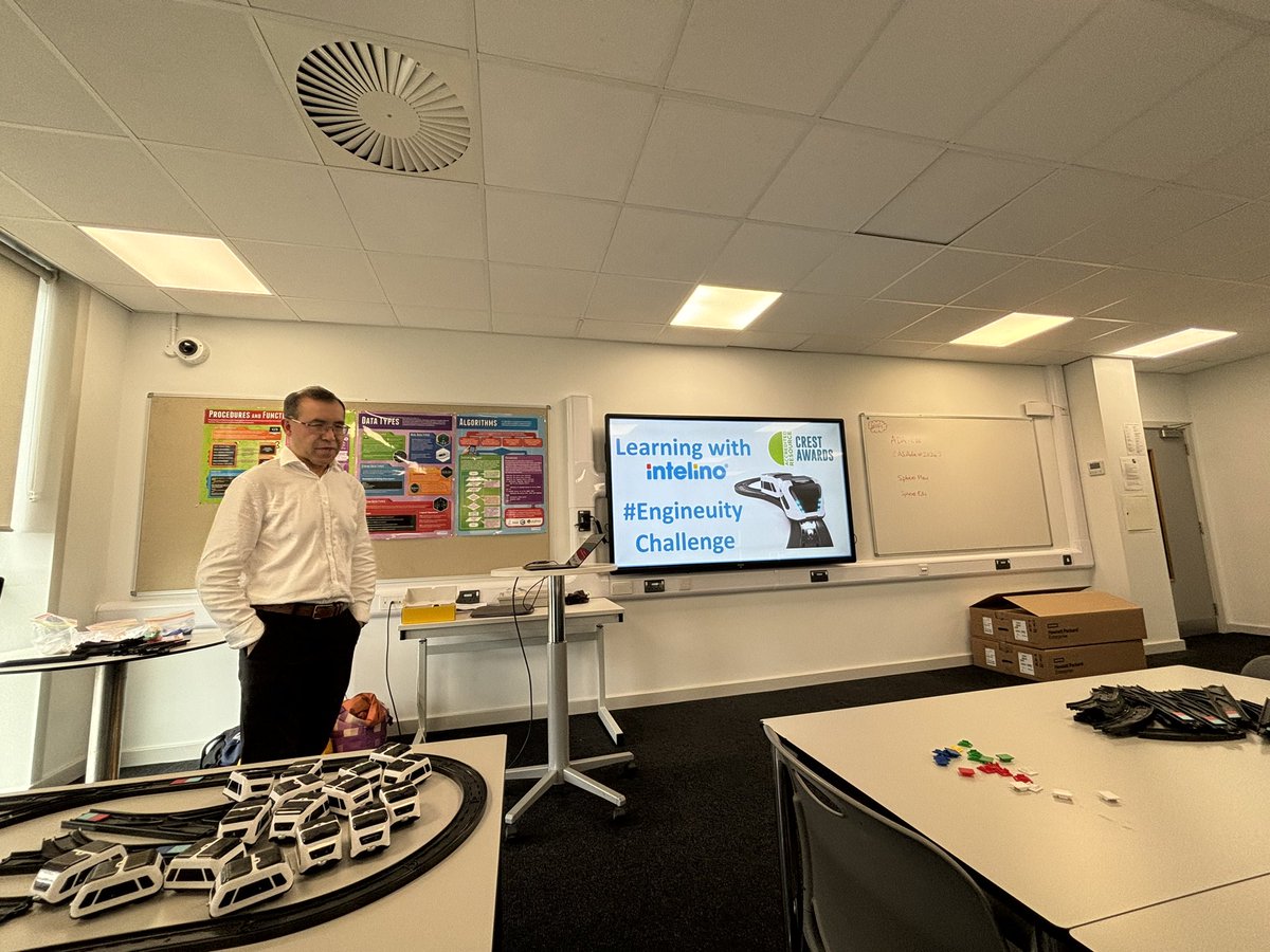TsuiAllen's tweet photo. Sorry to have missed so many wonderful members of @CompAtSch #Conference2024 today due to my flying visit. Am finishing my school year in style by working this Friday with @penfoldno1 and running @CRESTAwards STEM in a Day #EngineuityChallenge Discovery workshop with @intelino https://t.co/5VlBSwrrDF