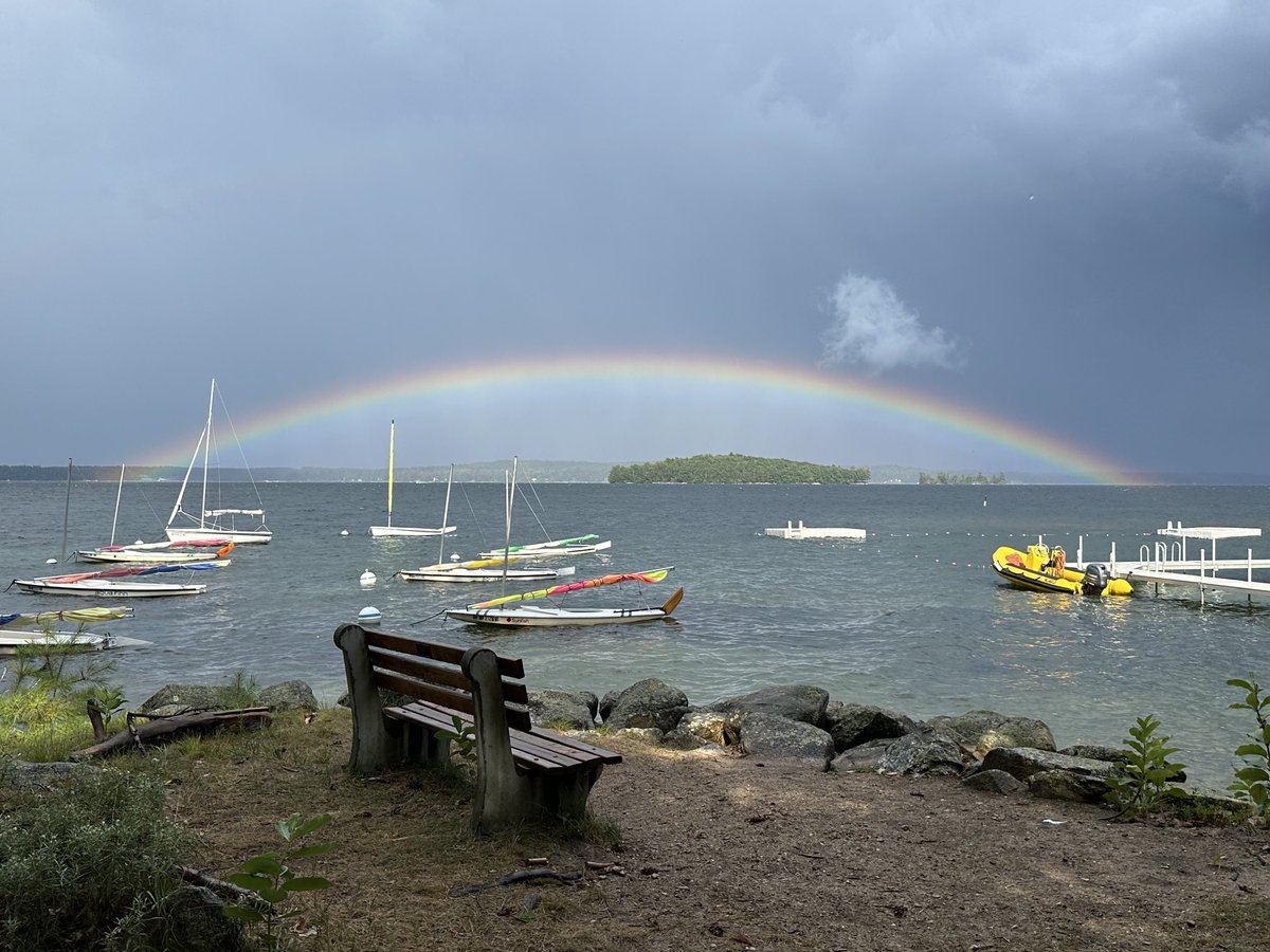CampNoko's tweet photo. Six Mile rainbow https://t.co/oJJDYVXZem