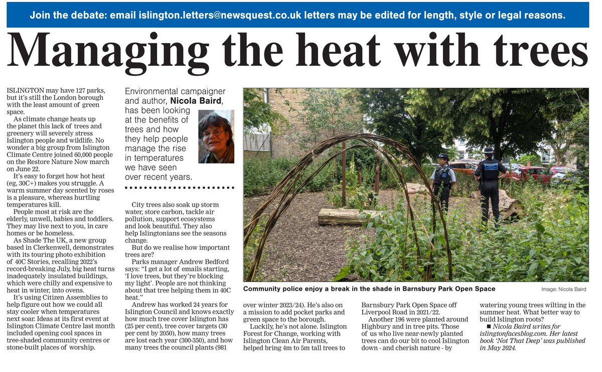 nicola baird (@nicolabairduk) on Twitter photo Why #trees matter so much and what's happening in #islington From my <a href="/IslingtonGazet1/">IslingtonGazette</a> column #urbanheat #shadetheuk <a href="/IslingtonClimat/">Islington Climate Centre</a> <a href="/tomwakeford/">Tom Wakeford</a> Why #trees matter so much and what's happening in #islington From my <a href="/IslingtonGazet1/">IslingtonGazette</a> column #urbanheat #shadetheuk <a href="/IslingtonClimat/">Islington Climate Centre</a> <a href="/tomwakeford/">Tom Wakeford</a>