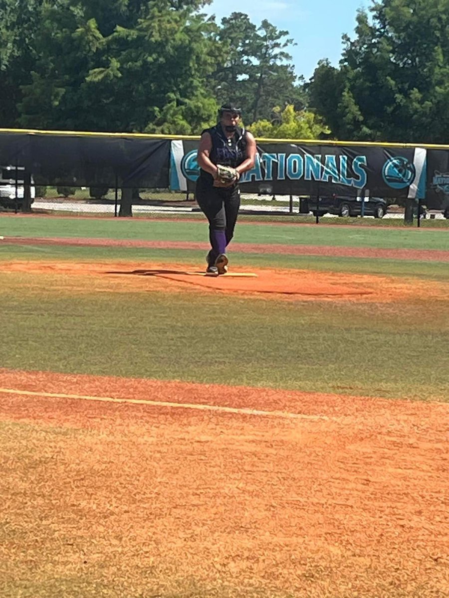 CJForceElite's tweet photo. Saturday spotlight goes to Rylee Reid! What an attribute #17 was for us @ Nationals! She rocked the only home-run for the week &amp; pitched herself a sweet no-hitter!  We are so proud that you will continue your softball career at Bowie &amp; thank you for representing us so well! https://t.co/SvZkln8vyD