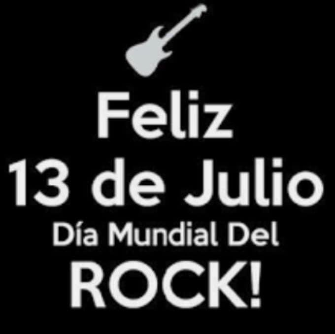 Feliz dia ksbianos larga vida al dios del rock  #DiaMundialDelRock