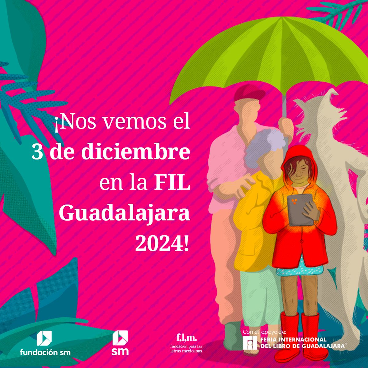 FundacionSMmx's tweet photo. 📚✨ ¡Descubre "Siete zorros" de Karime Cardona Cury, obra ganadora del Premio Gran Angular 2024! 🎉
📅 Marca tu calendario para el 3 de diciembre en la #FILGuadalajara2024 y sumérgete en esta fascinante historia. ¡No te lo pierdas!
#PremioGranAngular #LiteraturaJuvenil https://t.co/4hbpFXaZNP