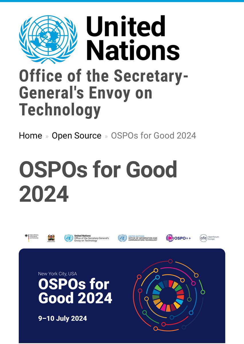 Dr_Abeer2030's tweet photo. Policymaking and Strategy for Building Open Source Ecosystems

سعدتُ بالمشاركة في مؤتمر OSPOs for Good 2024 في الأمم المتحدة UN ، نيويورك، حيث مثلت المملكة العربية السعودية مع سعادة الدكتوره دعاء أبا عود ، كل الشكر والتقدير  NEOM ، سعادة الدكتور حسين الداوود، Director الأمن السيبراني وعضو في مجلس الأمم المتحدة UN لإعطائنا هذه الثقه والفرصة للمشاركة الدوليه وفتح أبواب تعاون مع العالم ، أتطلع إلى بناء فرق عمل دوليه والتواصل مع المختصين في هذا المجال، لبدء العمل على صنع السياسات المفتوحة المصدر و دراسة تأثيرها العالمي وتطبيق ذلك في المملكة . #المصادر_المفتوحة #OSPOsForGood2024.  

I am delighted to participate in the OSPOs for Good 2024 event at the United Nations, New York, representing Saudi Arabia! It is an honor to be nominated by NEOM under the guidance of Dr. Hussain Al-Dawood, Cyber Security Director and UN board member. I look forward to constructive collaborations with global leaders in this field and working teams, discussing open source policymaking and its global impact. #OpenSource #OSPOsForGood2024