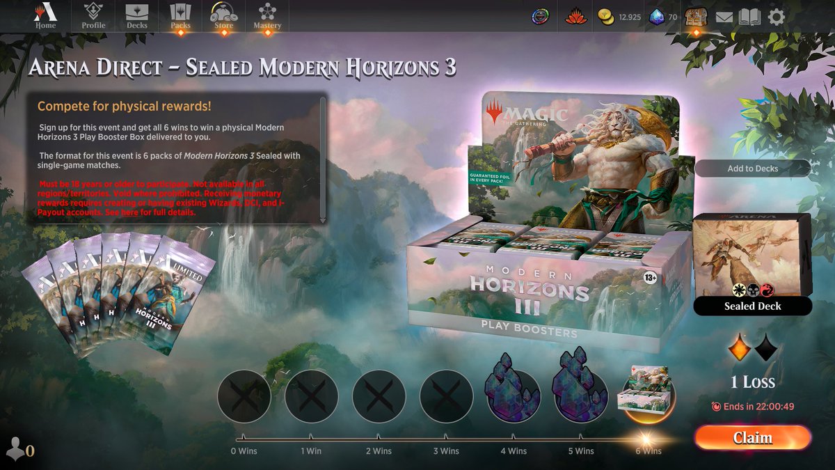 Simo95Cr's tweet photo. Broken pool and ez 6-1 🏆@TeamTrecani @fireshoes #MTGArena #winabox #mh3 https://t.co/sum8esP4z2