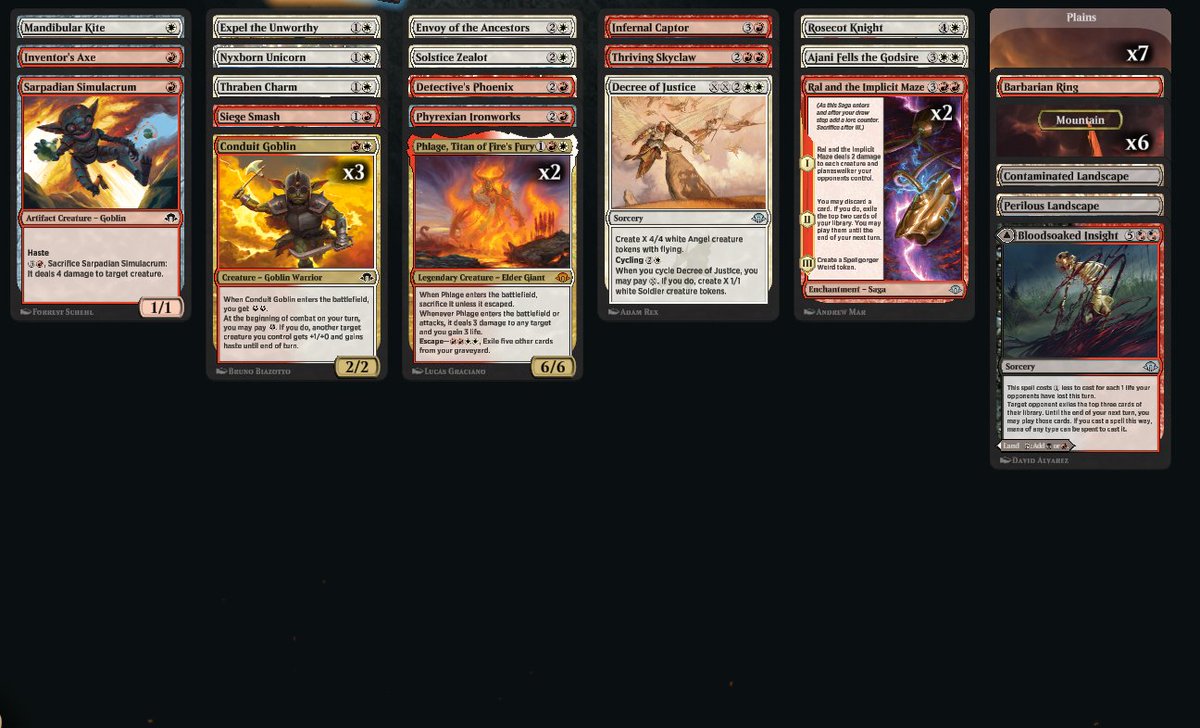 Simo95Cr's tweet photo. Broken pool and ez 6-1 🏆@TeamTrecani @fireshoes #MTGArena #winabox #mh3 https://t.co/sum8esP4z2