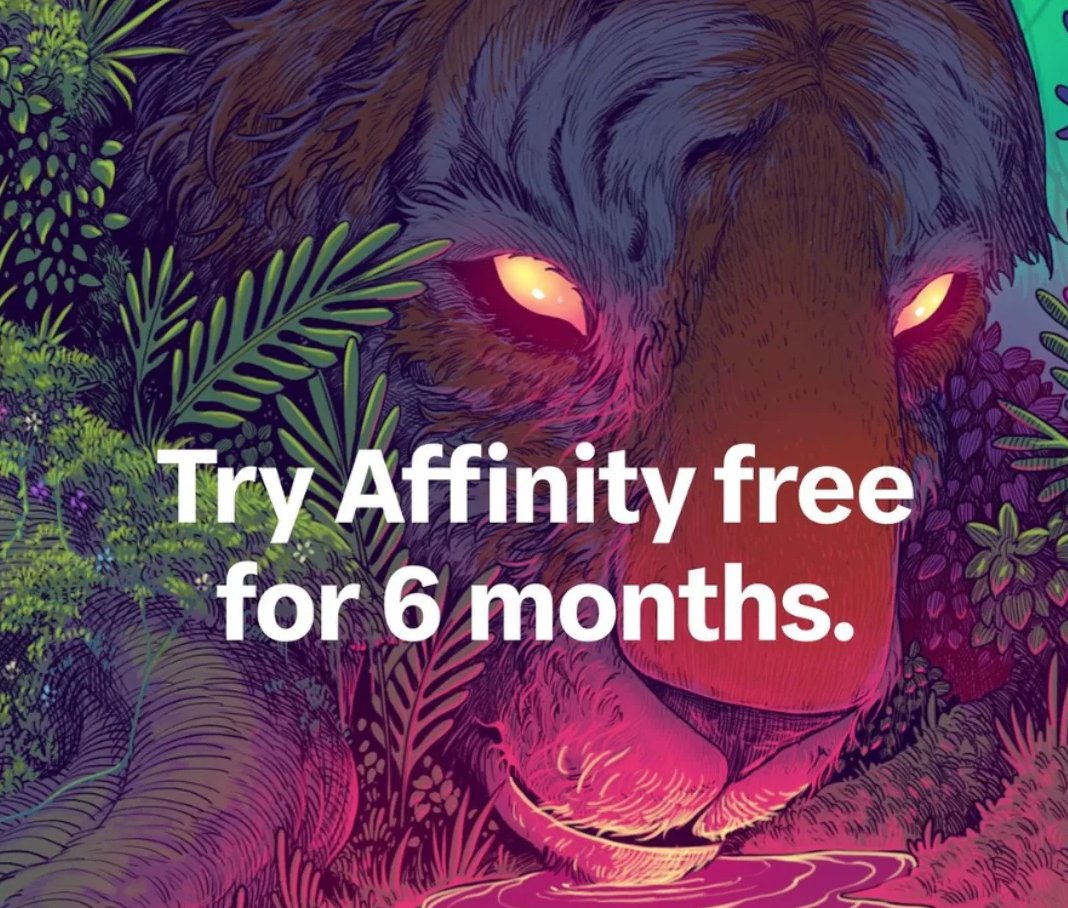 If you're fed up with Adobe's shenanigans, check out #Affinity! I have all 3 Affinity products on my laptop (basically their answer to Photoshop, Illustrator and InDesign) and they're fantastic! Check them out!
affinity.serif.com/en-us/trial/