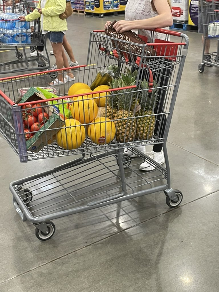 I think this pic my husband took at the Costco was in the systems section of my algebra 1 text book in 1976. #iteachmath #MTBoS