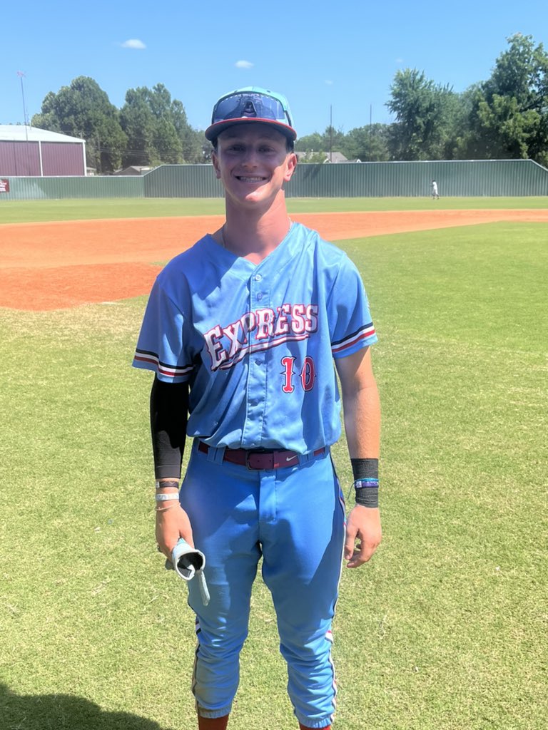 Five Tool Oklahoma (@fivetoolok) on Twitter photo F: <a href="/OklahomaExpress/">Oklahoma Express Baseball</a> Bagwell 8, BBA Titans 2025 7
PoG: <a href="/jake_ervin10/">Jake_Ervin</a> 1-3, 2B, 3 RBI, R, BB F: <a href="/OklahomaExpress/">Oklahoma Express Baseball</a> Bagwell 8, BBA Titans 2025 7
PoG: <a href="/jake_ervin10/">Jake_Ervin</a> 1-3, 2B, 3 RBI, R, BB