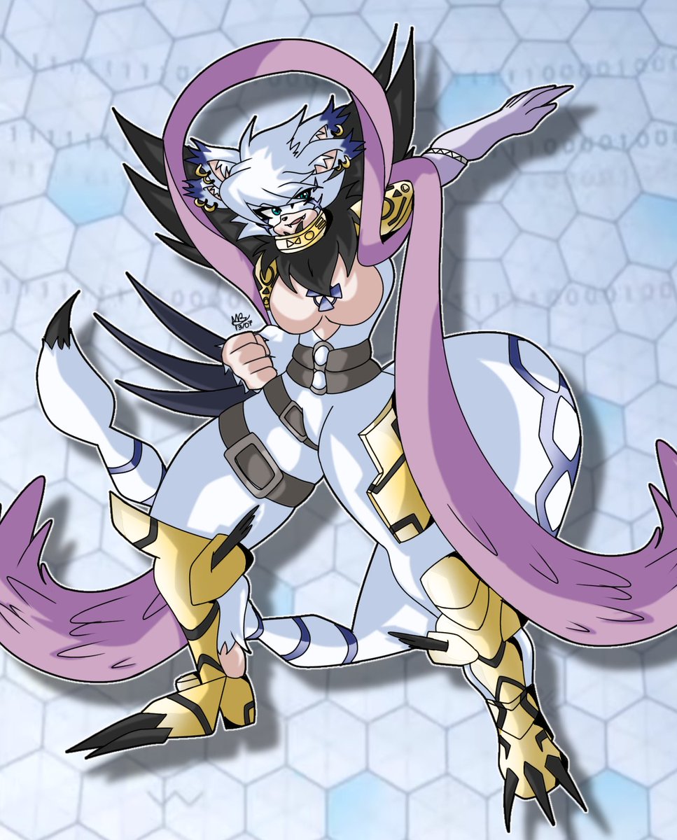 Shun_GT's tweet photo. Meicrackmon + Angewomon.
This is a fanmade line that I did not post yet so, there's Tenshigoemon, the Ultimate.
#digimon #digimonfanart #art #fanmadedigimon #digifake #fakemon https://t.co/snqBtuWSLt