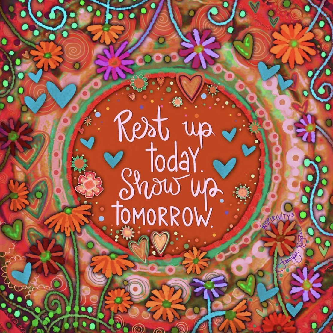 Rest up today so you can show tomorrow

Image: <a href="/inspirivity/">Inspirivity</a>