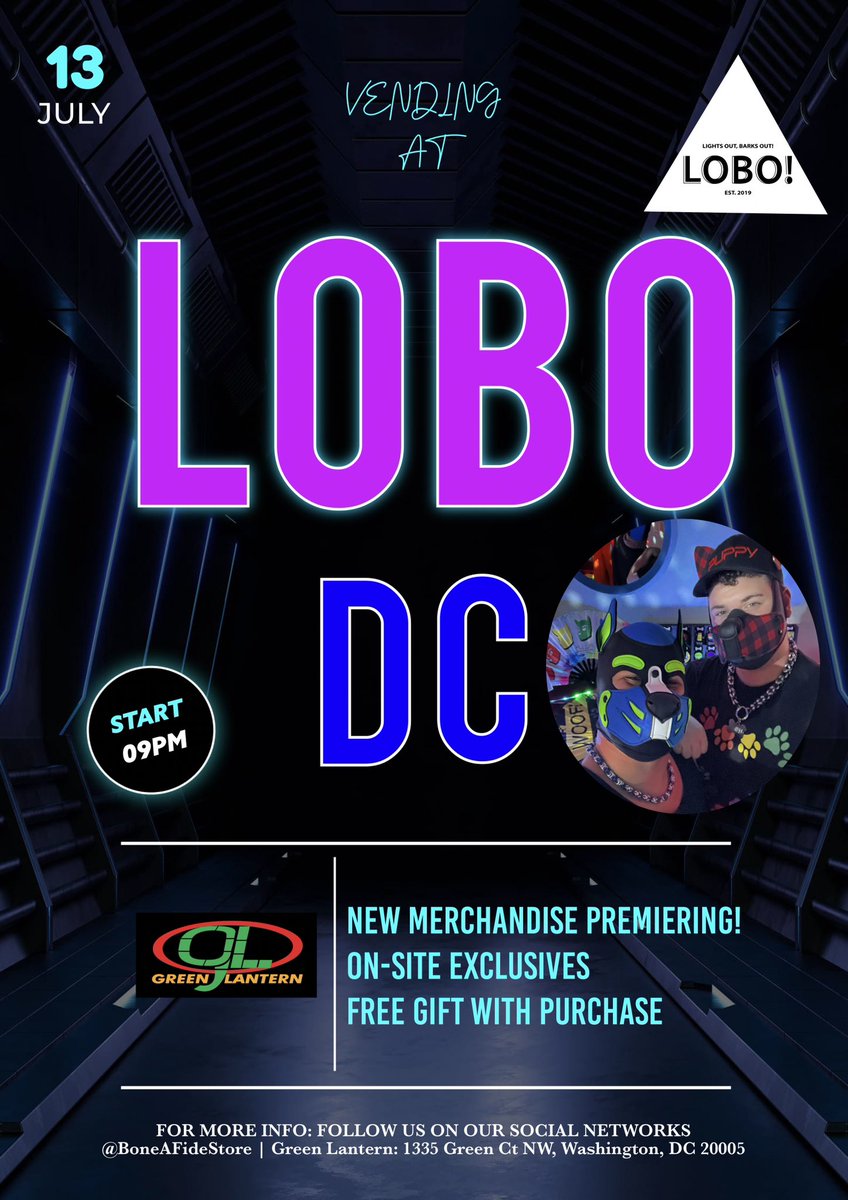 BoneafideStore's tweet photo. Come to the Green Lantern tonight for @LightsOutDC ! https://t.co/Xf9m7tnoxE